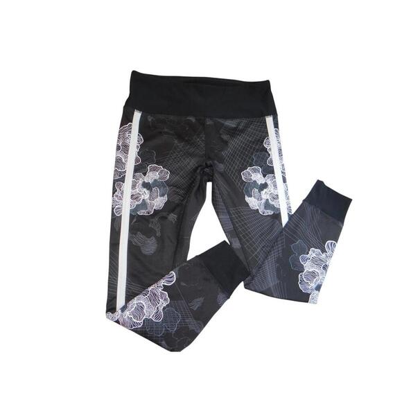 RBX Floral Print Active Leggings - Size Medium - Picture 1 of 7